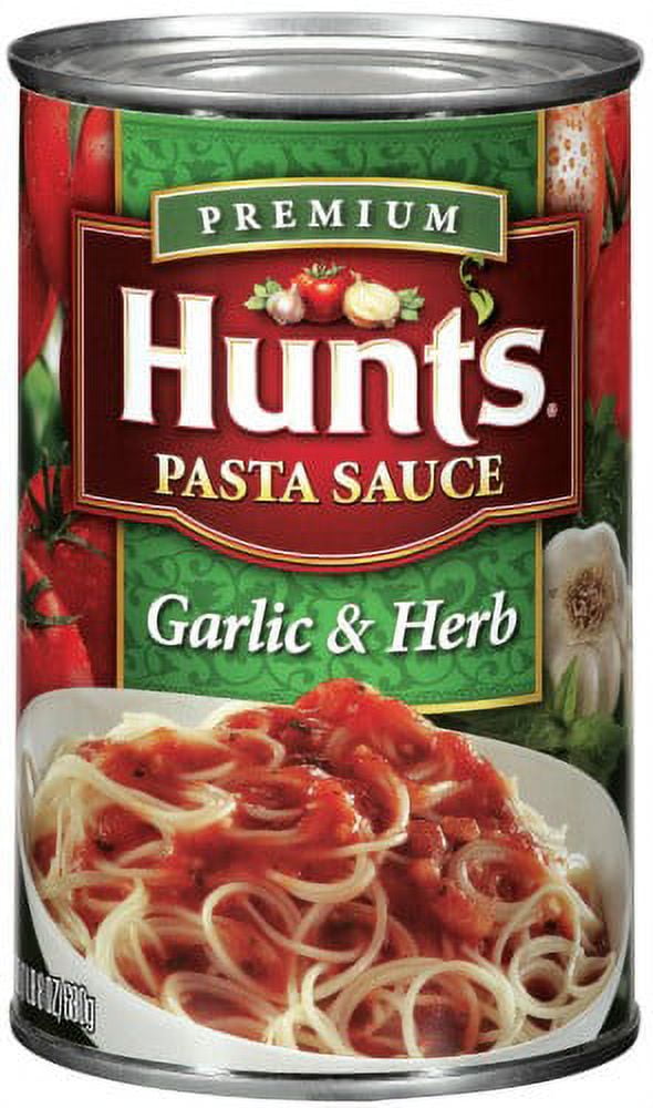 Hunt's Classic Italian Garlic & Herb Spaghetti Sauce 26oz (Pack of 8
