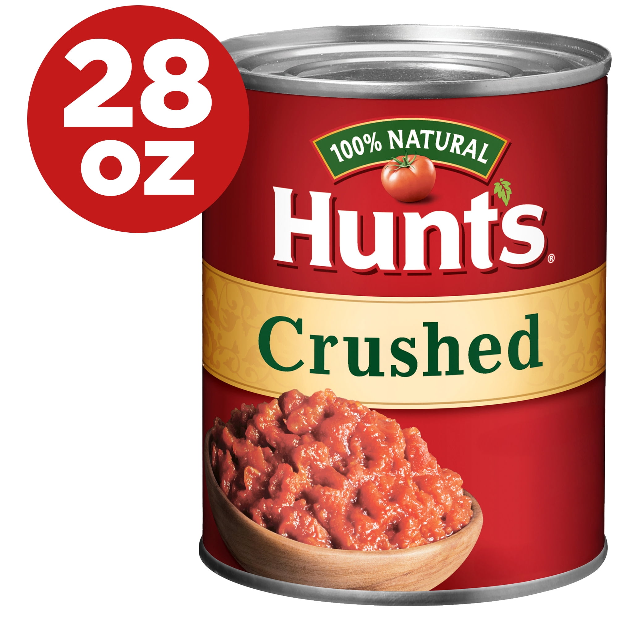 Hunts Crushed Tomatoes, Perfect for Chili & Soups, 28 oz. Can
