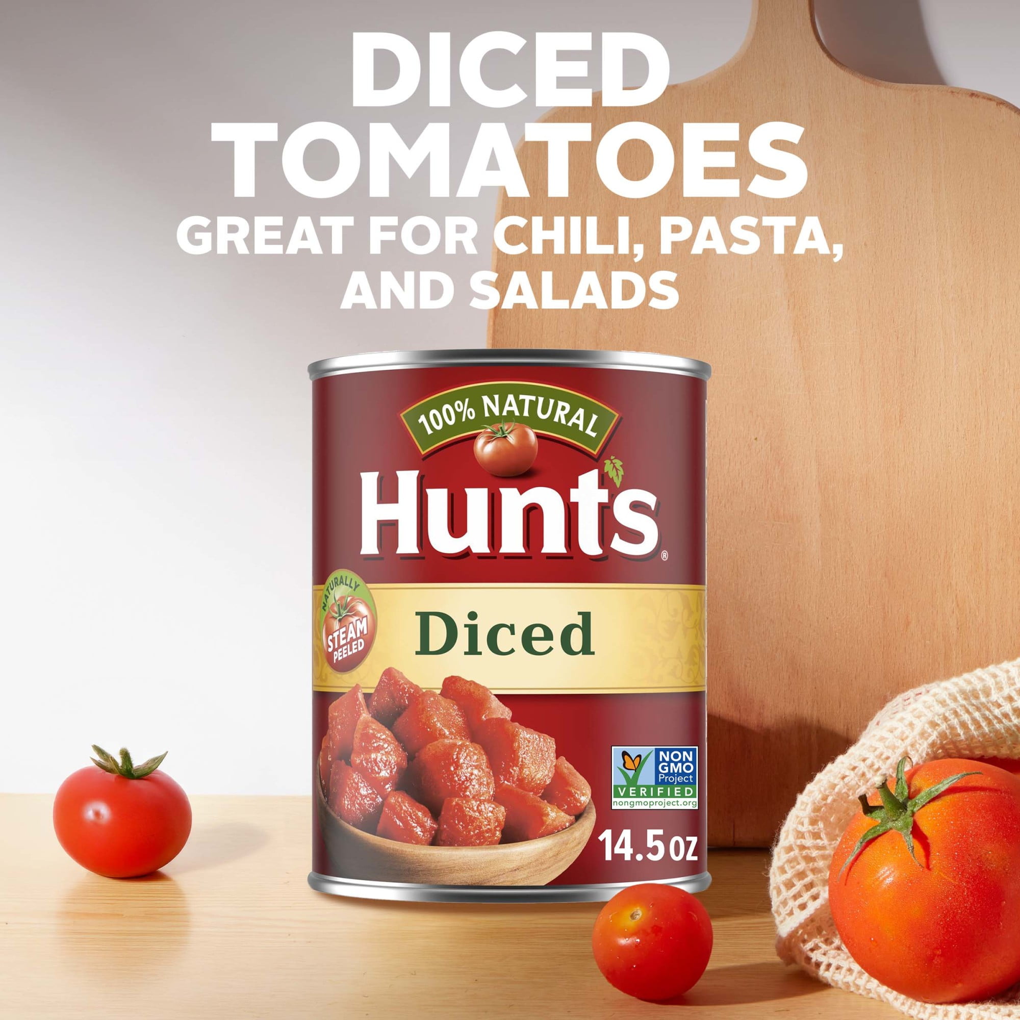 Hunts Diced Tomatoes, 14.5 oz Can