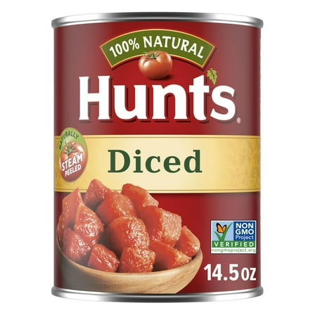 Hunt’s Diced Tomatoes, Perfect for Chili & Soups, 14.5 oz. Can