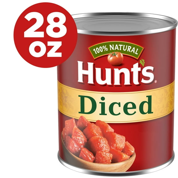 Hunt’s Diced Tomatoes, Perfect for Chili & Soups, 28 oz. Can