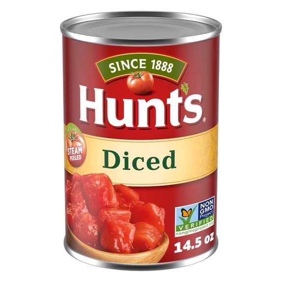 Hunt’s Diced Tomatoes, Canned Tomatoes, Perfect for Chili & Soups, 14.5 oz. Can