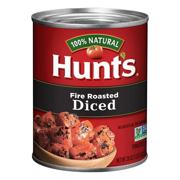 Hunt's Fire Roasted Diced Tomatoes, 28 oz (Pack of 24)