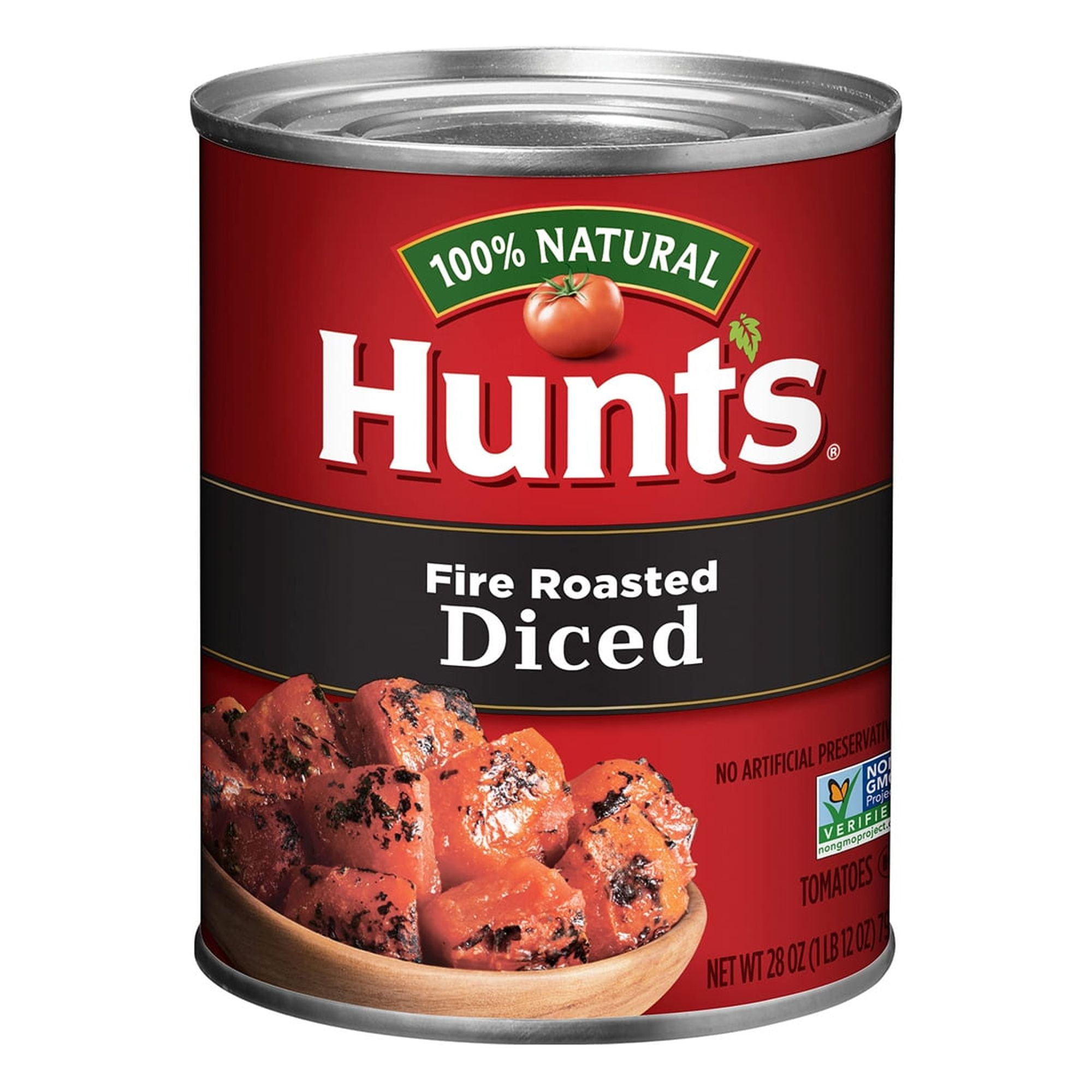 Hunt's Fire Roasted Diced Tomatoes, 28 oz (Pack of 3)