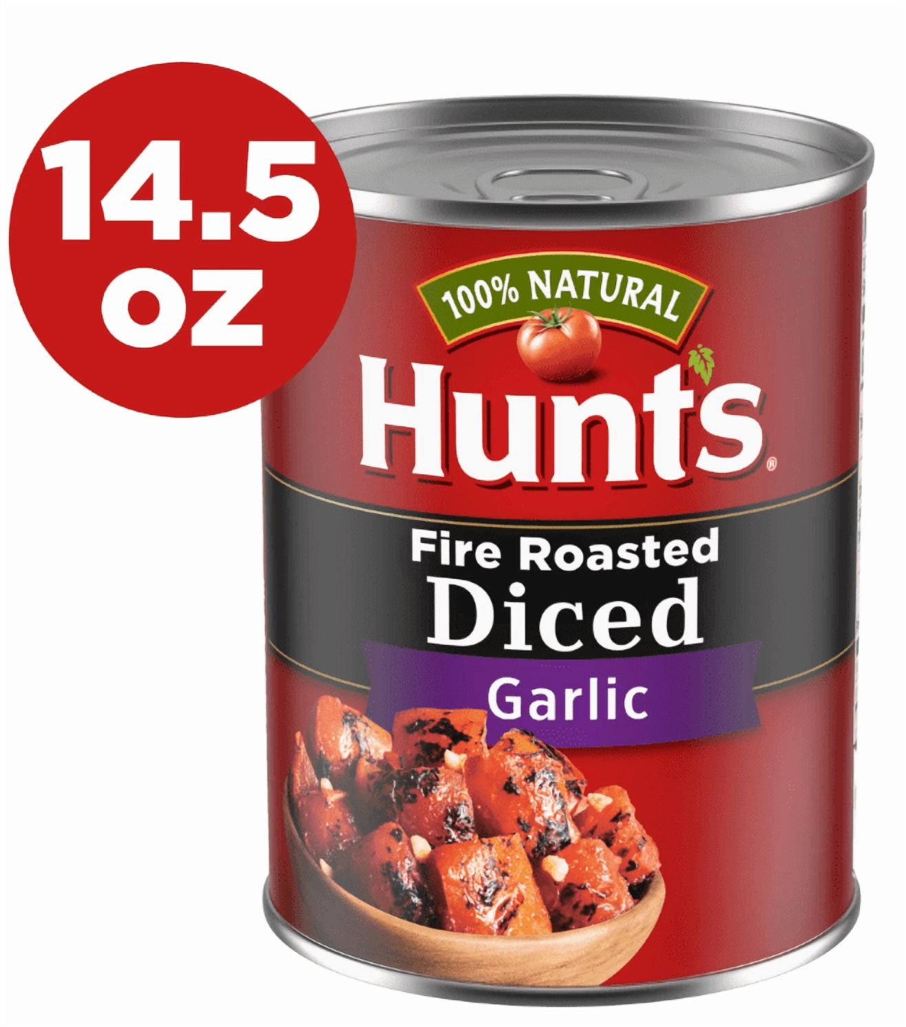 Hunt s Fire Roasted Diced Tomatoes With Garlic Natural Canned Tomatoes Hunt s Fire Roasted Diced Tomatoes With Garlic Natural Canned Tomatoes