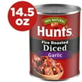 thumbnail image 1 of Hunt’s Fire Roasted Diced Tomatoes with Garlic, Perfect for Chili & Soups, 14.5 oz. Can, 1 of 10