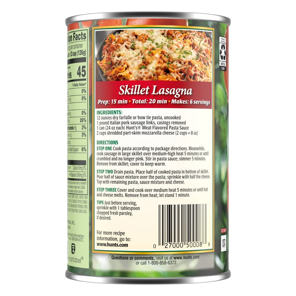 Hunt's Meat Pasta Sauce