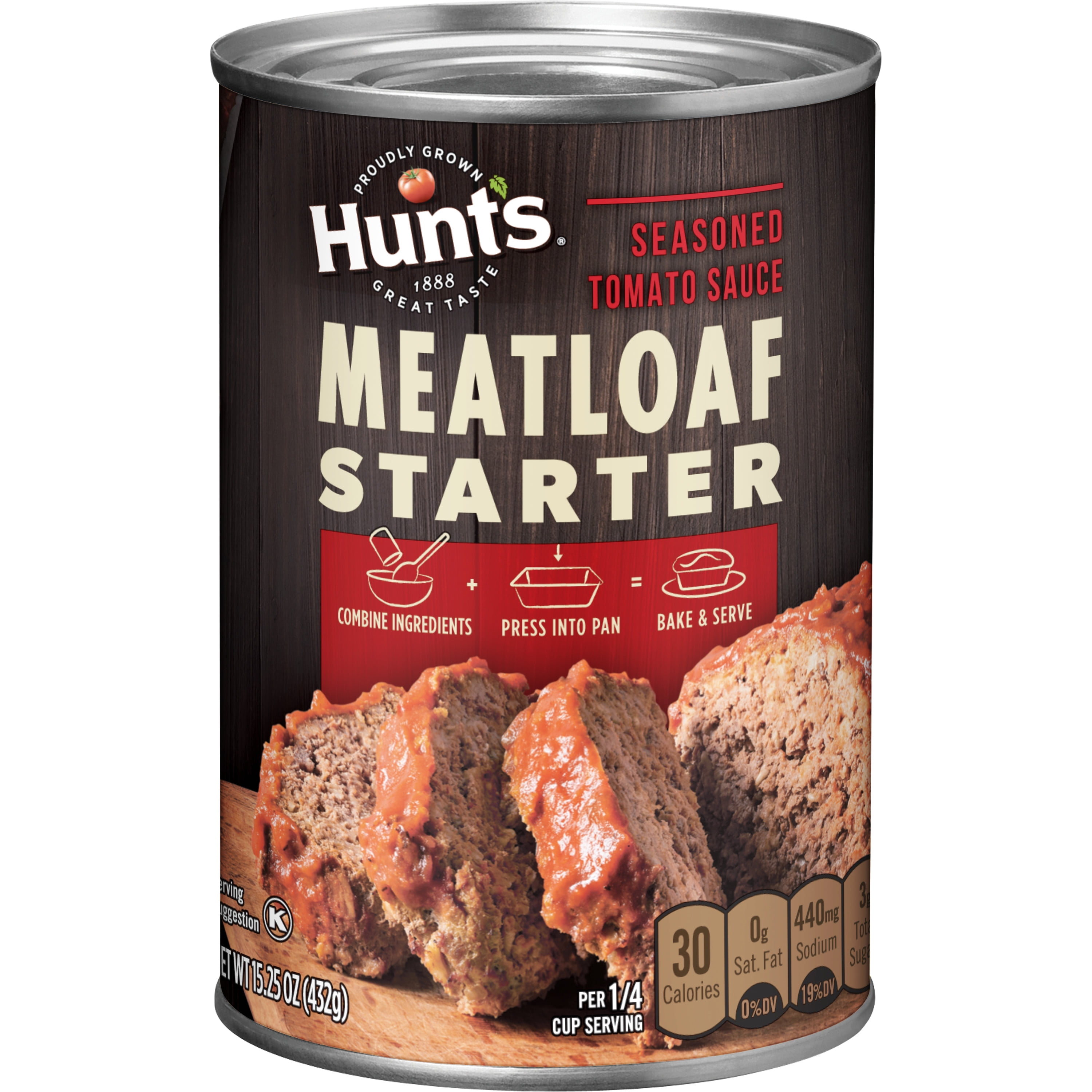 Hunt's Meatloaf Seasoned Tomato Sauce, 15 oz Can