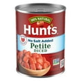 thumbnail image 1 of Hunt's No Salt Added Petite Diced Tomatoes 14.5 oz Can (Pack of 8), 1 of 5