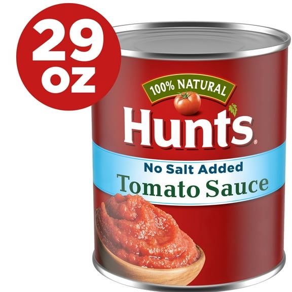 Hunt’s No Salt Added Tomato Sauce, Perfect for Chili & Soups, 29 oz. Can