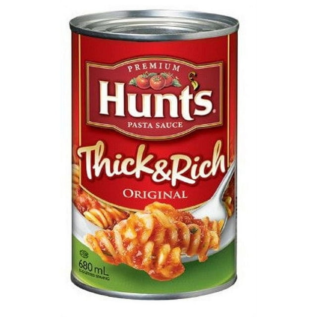 Hunt's Original Thick & Rich Pasta Sauce, 680ml/23 fl.oz., {Imported from Canada}
