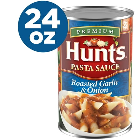 Hunt’s Roasted Garlic & Onion Pasta Sauce, 24 oz. Can