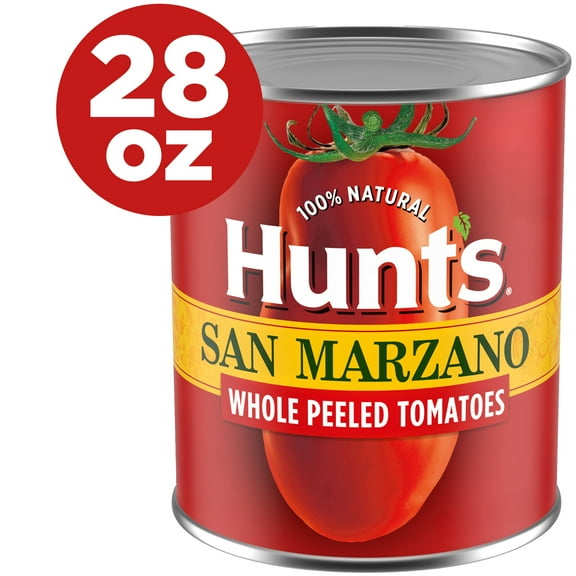 Hunt’s San Marzano Style Whole Peeled Tomatoes, Perfect for Chili & Soups, 28 oz. Can
