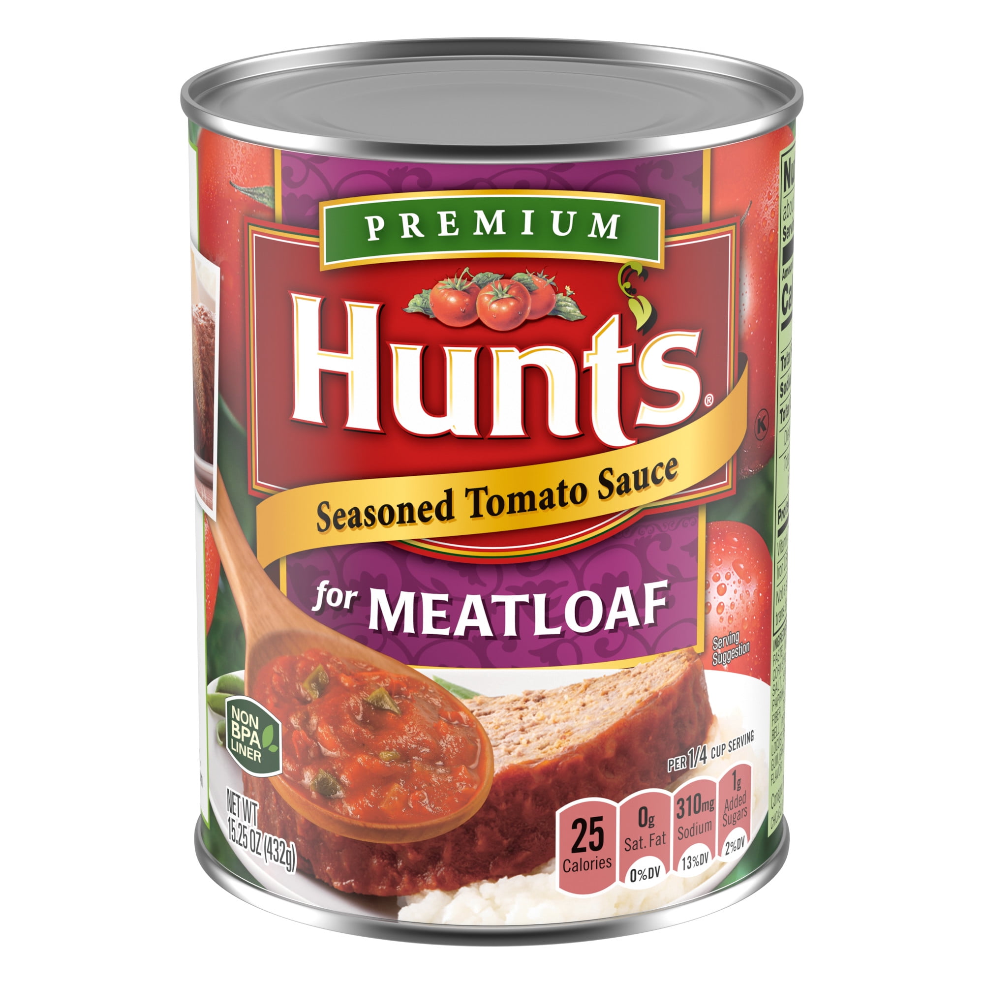 Hunt's Seasoned Diced Tomatoes in Sauce for Meatloaf, 15 oz Can