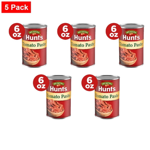 Hunts Tomato Paste 6 oz - 5 Pack