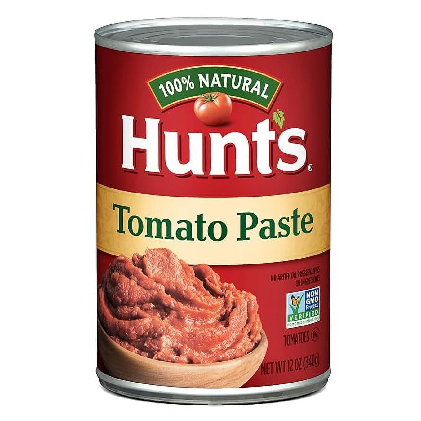 Hunt's Tomato Paste, Keto Friendly, Unflavored 12 oz, 3 Pack