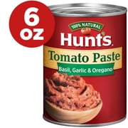 Hunt’s Tomato Paste with Basil, Garlic and Oregano, Perfect for Chili & Soups, 6 oz. Can