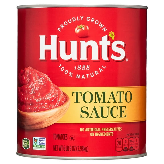 Hunt's Tomato Sauce 100% Natural Tomato Sauce, 105 Oz Can