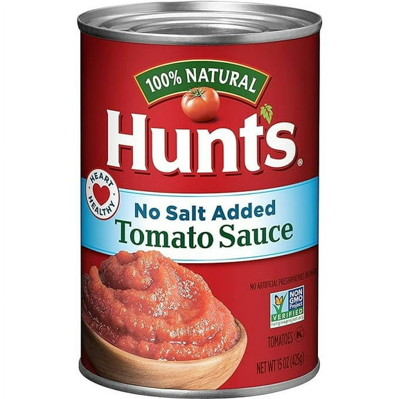 Hunt's Tomato Sauce No Salt Added, 15 oz