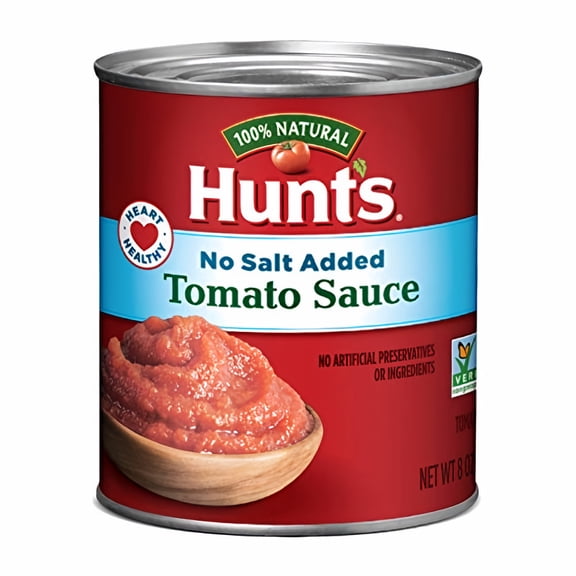 Hunt's Tomato Sauce, No Salt Added (Pack of 5)