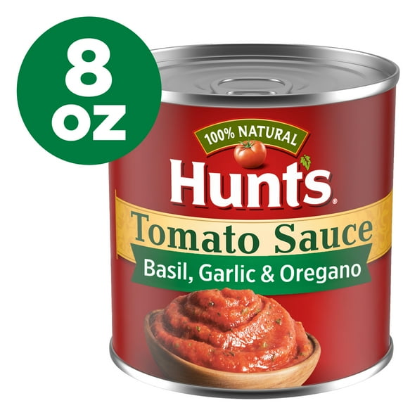 Hunt's Tomato Sauce with Basil, Garlic and Oregano, 8 oz Can