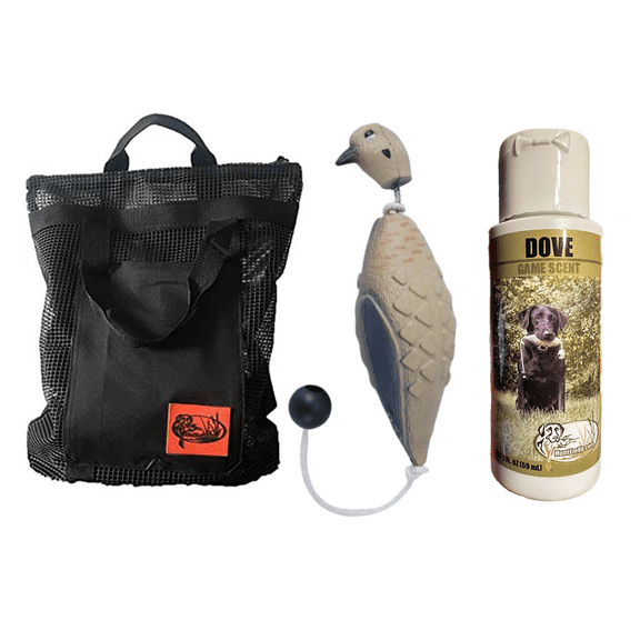 HuntEmUp Ultimate Dove Dog Training Scent with Dove Dummy - Scent Training Bundle