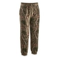 thumbnail image 1 of HuntRite Men's Camo Fleece Pants Woodland Camo LARGE, 1 of 2