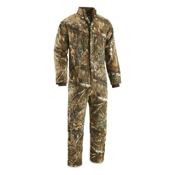 HuntRite Men's Insulated Coveralls 2.0 Realtree Edge MEDIUM