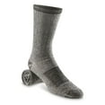 thumbnail image 1 of HuntRite Men's Merino Wool Blend Crew Socks, 6 Pairs Black LARGE, 1 of 2