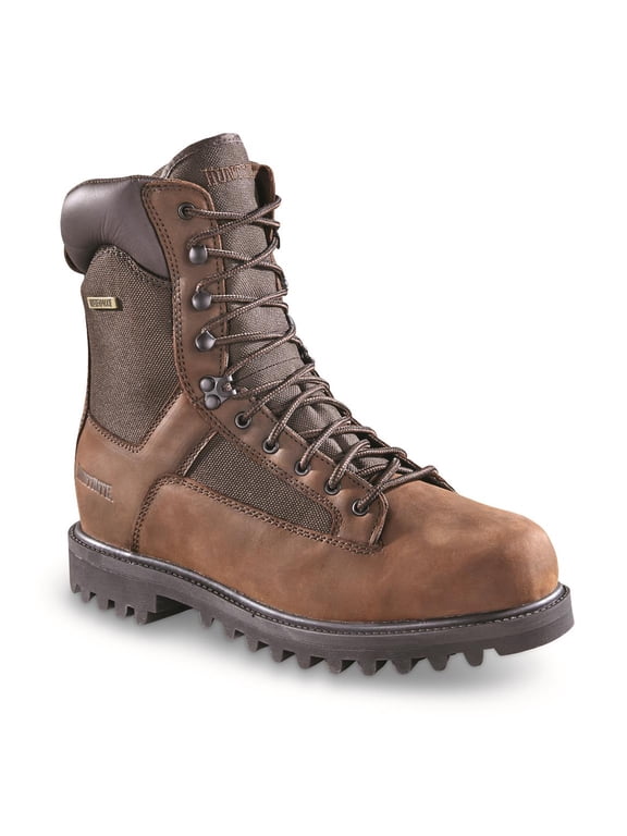Men's Waterproof Insulated Hunting Boots, 400 Gram Brown 13D (Medium)