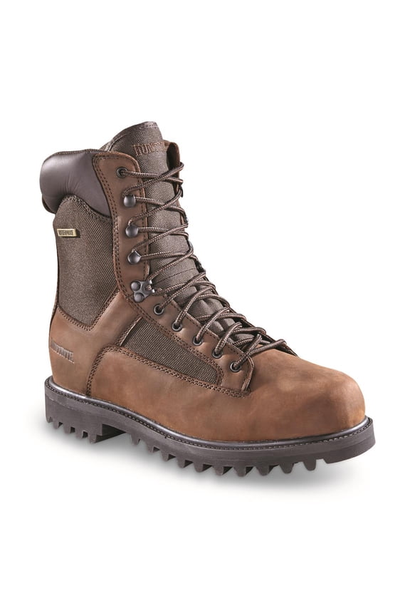 Men's Waterproof Insulated Hunting Boots, 400 Gram Brown 15 2E (Wide)