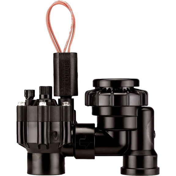 Hunter 1" Anti Siphon Irrigation Valve, Sprinkler Valve with Backflow Preventer, Flow Control, 24V Solenoid, Fits Lawn Sprinkler and Drip Irrigation Systems (PGV-101-ASV)