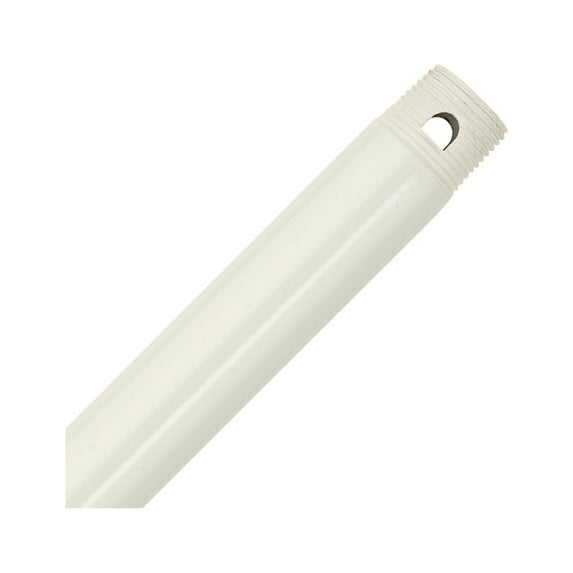 Hunter 12-Downrod 12" Ceiling Fan Downrod For 9' Ceilings - White