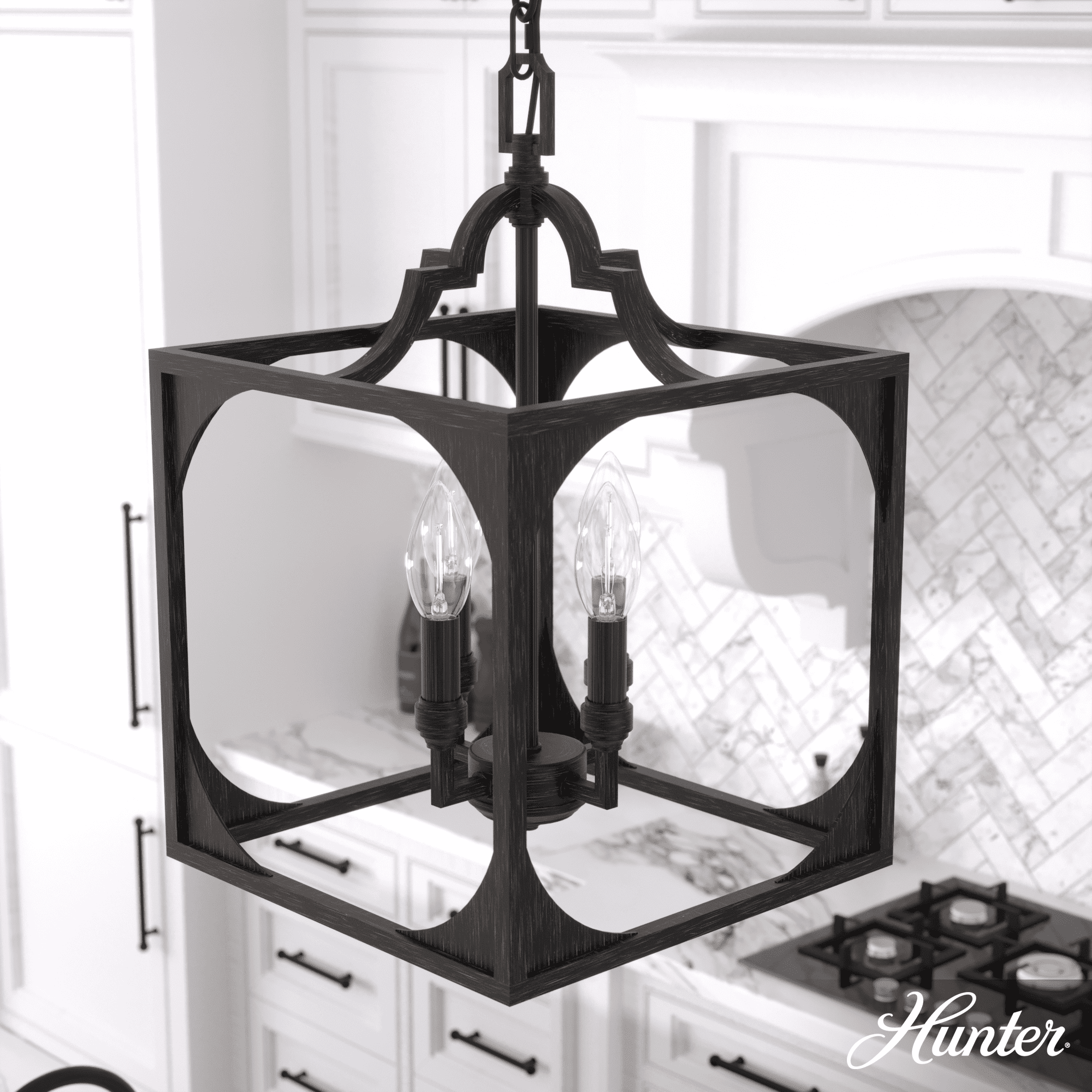 Rustic Iron 12" Aluminum LED Pendant Light Fixture