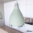 thumbnail image 1 of Hunter - Bluff View 3-light Soft Sage, Medium Size Pendant Light, Dimmable, Casual Style, Bell Shaped, for Bedrooms, Dining, Living Rooms - 19071, 1 of 8