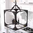 thumbnail image 1 of Hunter - Highland Hill 4-light Rustic Iron, Medium Size Pendant Light, Dimmable, Formal Style, Lantern Shaped, for Bedrooms, Dining, Living Rooms - 19285, 1 of 8
