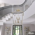 thumbnail image 1 of Hunter - Laurel Ridge 8-light Alturas Gold, Large Pendant Light, Dimmable, Formal Style, Lantern Shaped, for Bedrooms, Dining, Living Rooms - 19873, 1 of 6