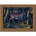 thumbnail image 1 of Hunter 24x20 Gold Ornate Wood Framed Canvas Art by Pirosmani, Niko, 1 of 2