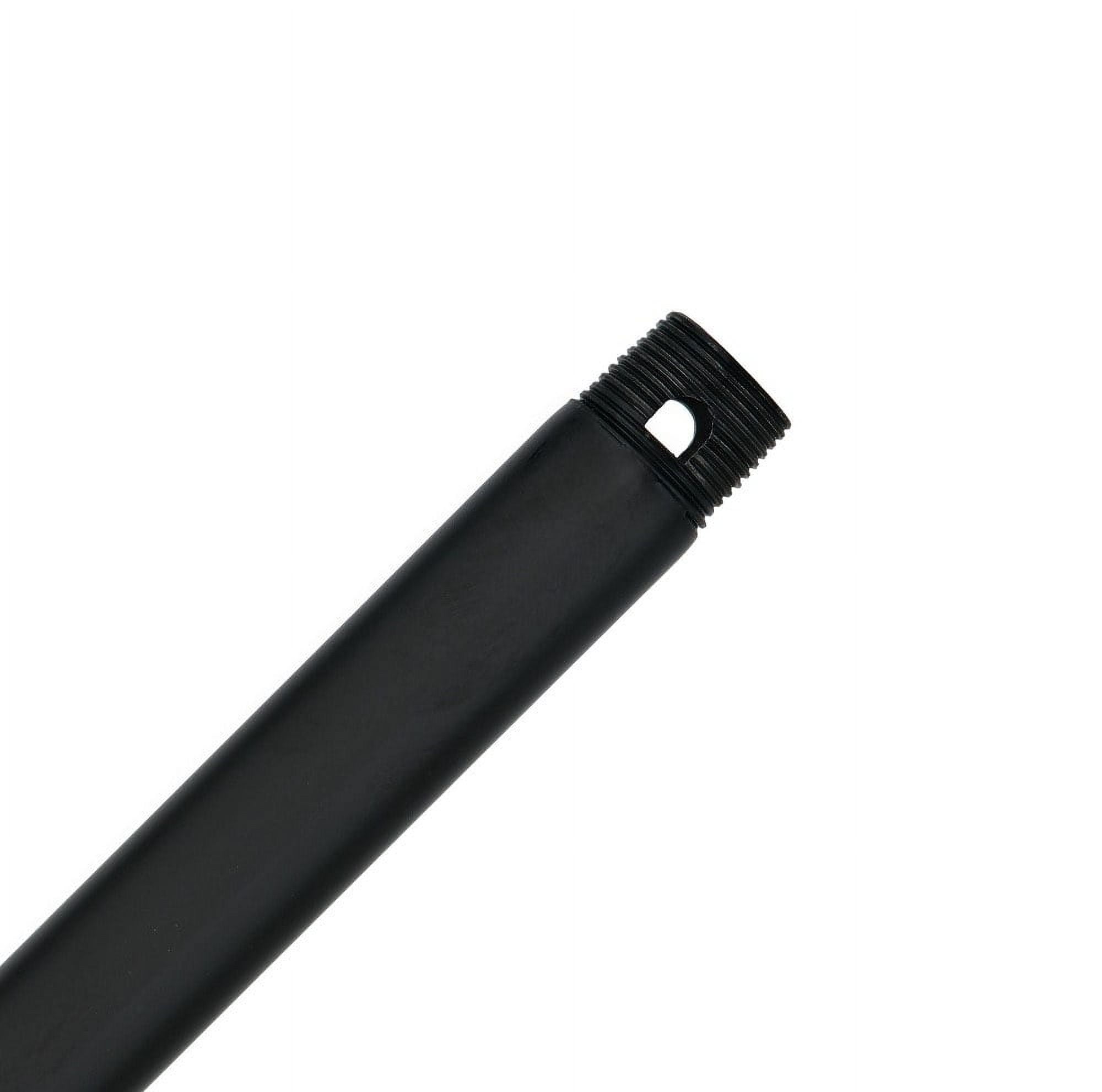 Black 36-Inch Metal Ceiling Fan Extension Downrod