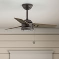 thumbnail image 1 of Hunter 36 inch Cassius Noble Bronze Damp Rated Ceiling Fan and Pull Chain, 1 of 15