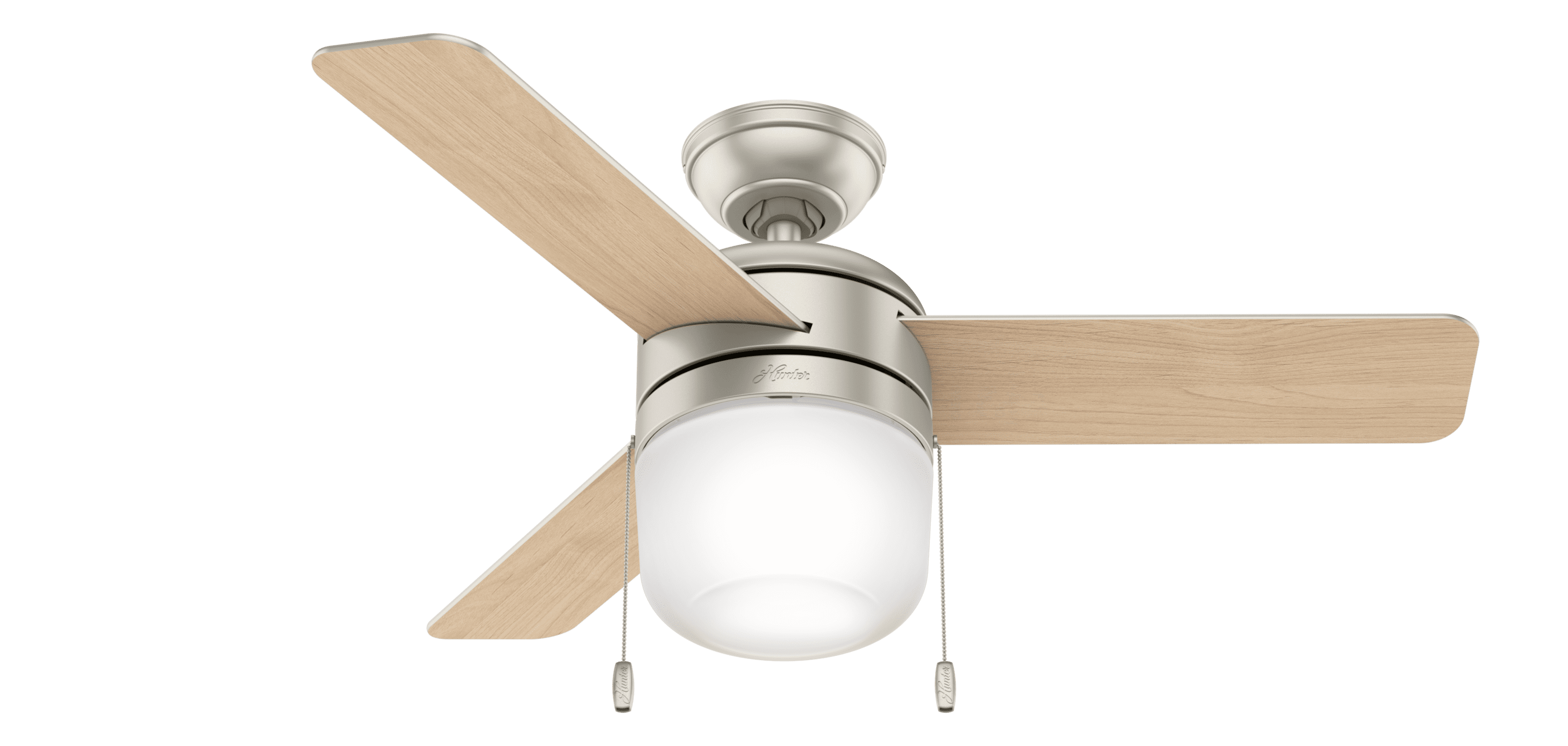 42" Matte Nickel LED Ceiling Fan with Reversible Blades