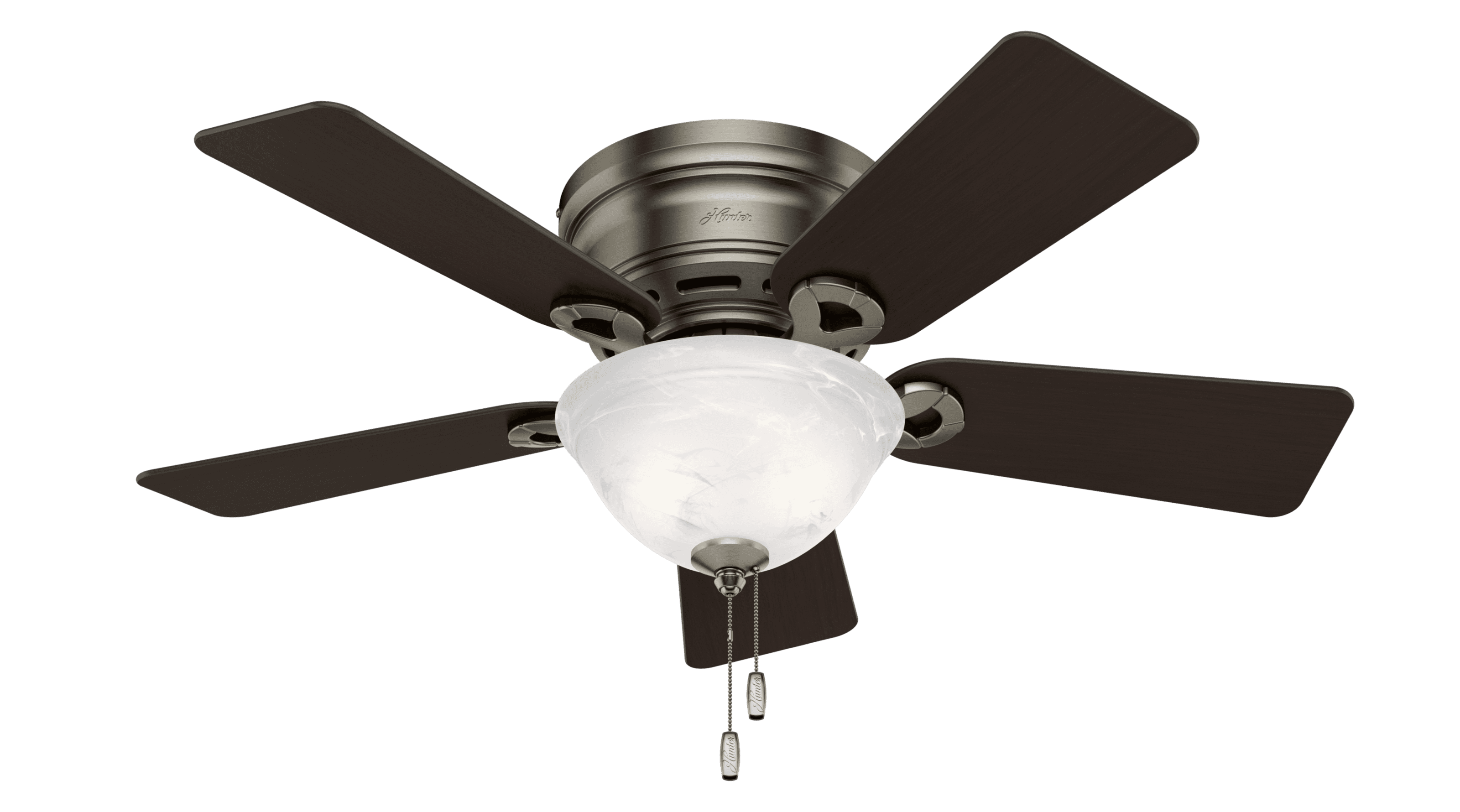 Hunter 42" Conroy Antique Pewter Ceiling Fan with Light Kit and Pull