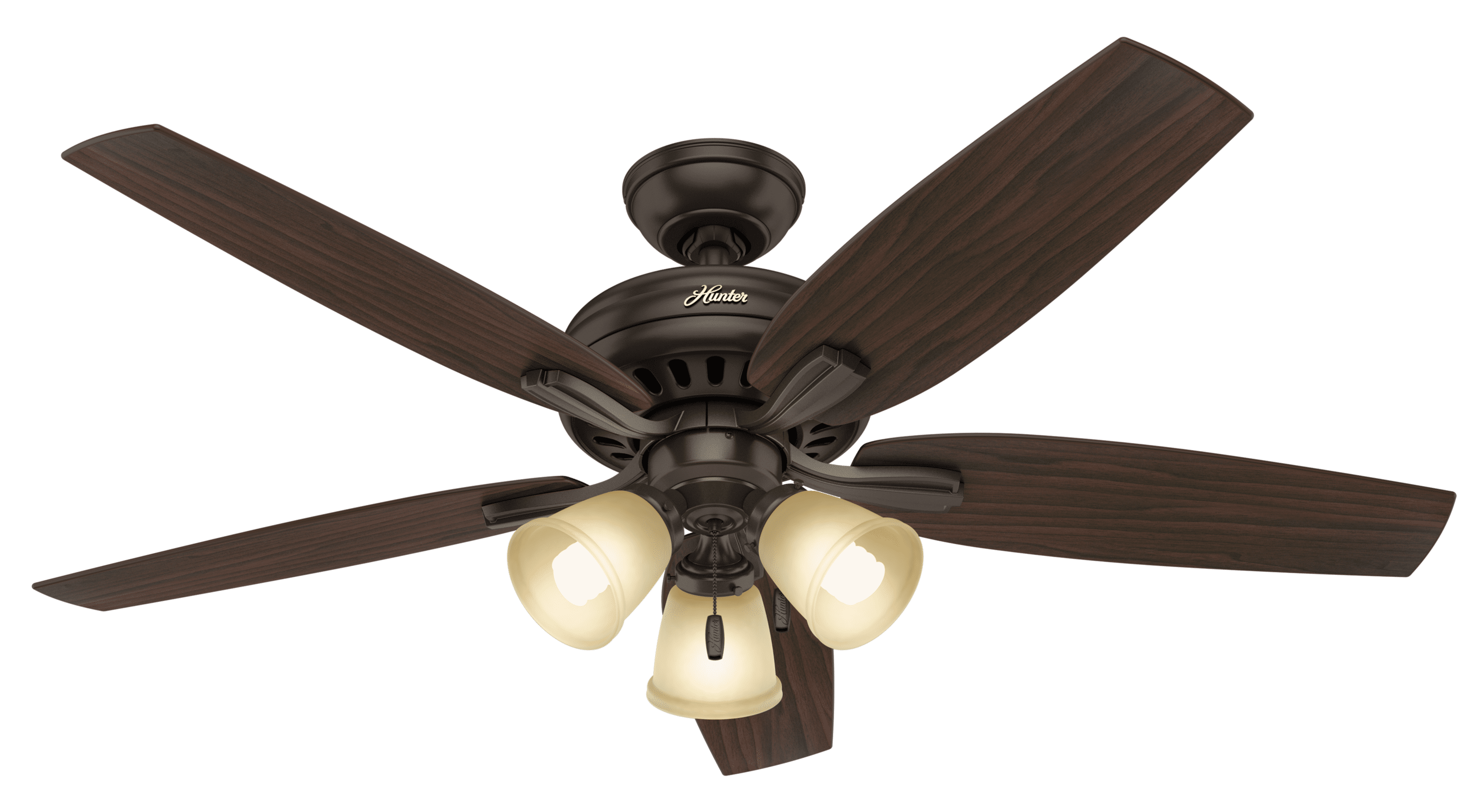 Premier Bronze 52" Ceiling Fan with Light Kit and Pull Chain
