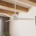 Malden Library Hunter 52 inch Indoor Ceiling Fan No Light with Remote Control - White ...