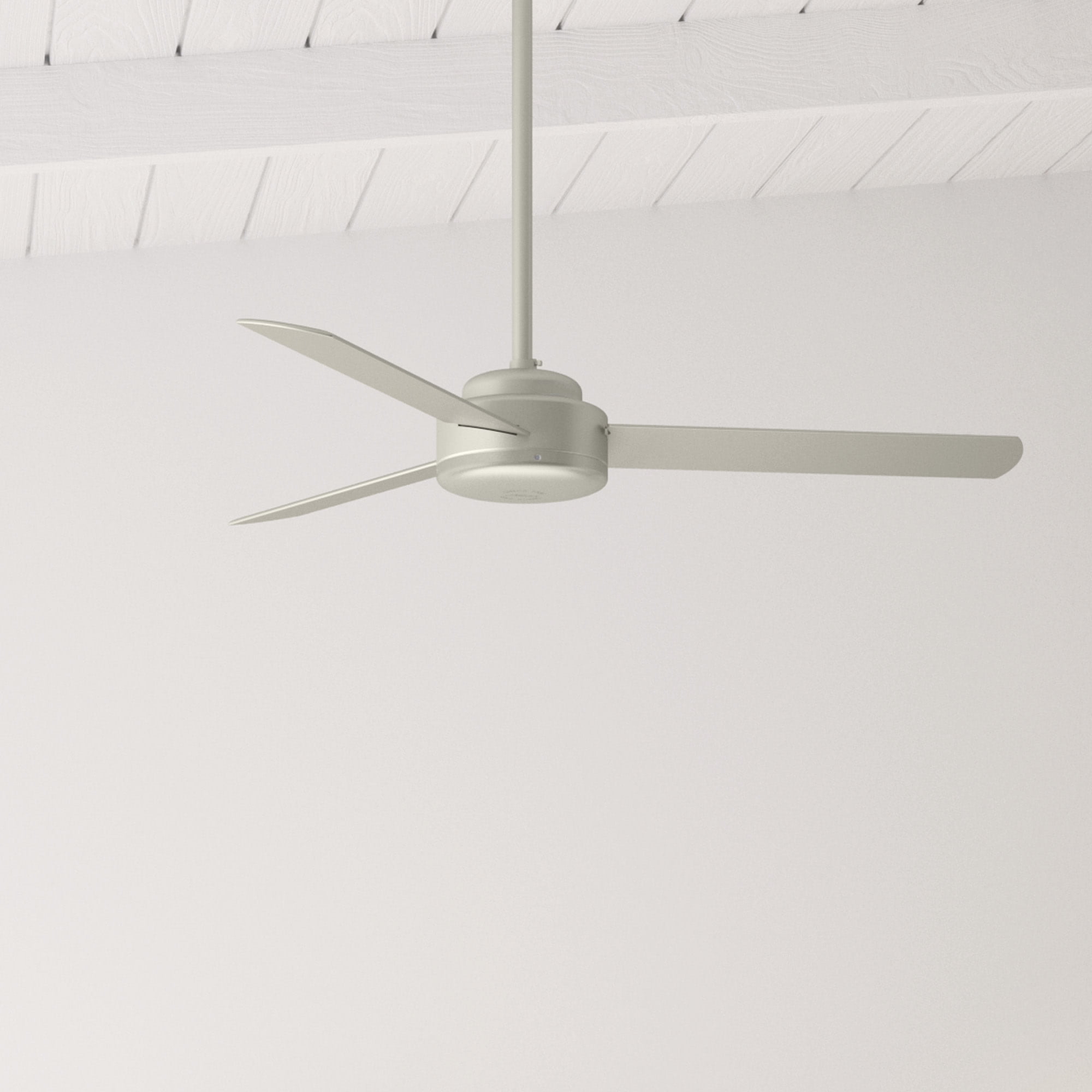 Presto Matte Nickel 52" Low Profile Ceiling Fan with Remote