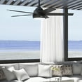 thumbnail image 1 of Hunter - Skyflow Outdoor  Ceiling Fan With Light, Wall Control, 52-inch, Matte Black, Modern-style, 3-speed WhisperWind Motor, 52589, 1 of 18