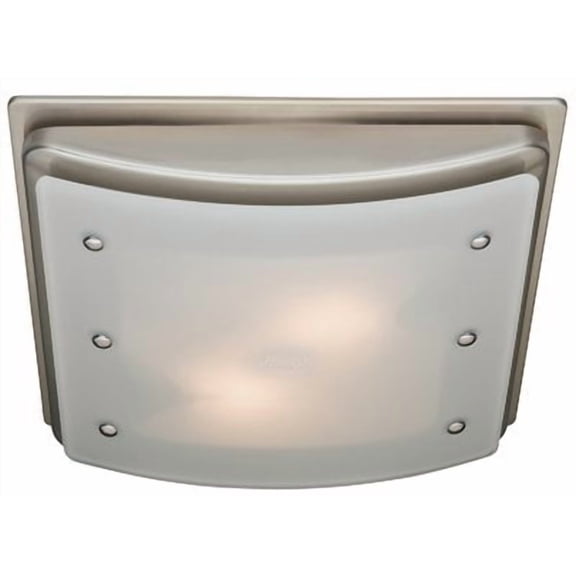 Hunter 90064 Ellipse Bathroom Ventilation Exhaust Fan with Light and Swirled Marble Glass (Bathroom Vent Fan, Exhaust Fan)