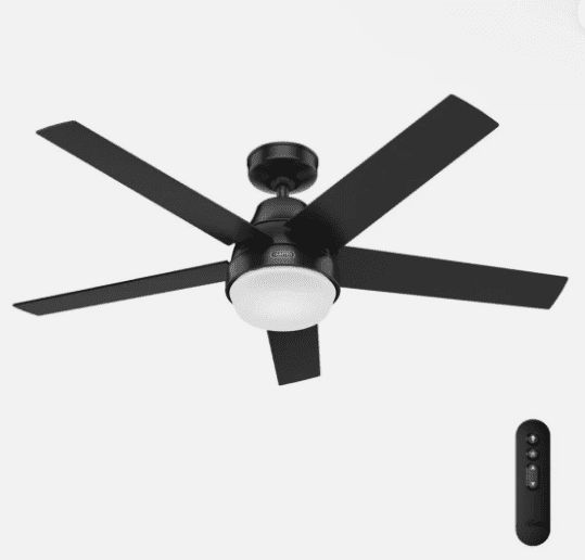 Hunter AeroSync Smart Ceiling Fan 50 Inch with LED Light Kit, WiFi Enabled, Remote Control, Indoor Modern Ceiling Fan, Model 50389