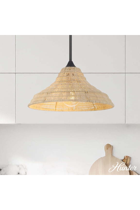 - Agoura 1-light Matte Black, Medium Size Pendant Light, Dimmable, Casual Style, Cone Shaped, for Bedrooms, Dining, Living Rooms - 48081