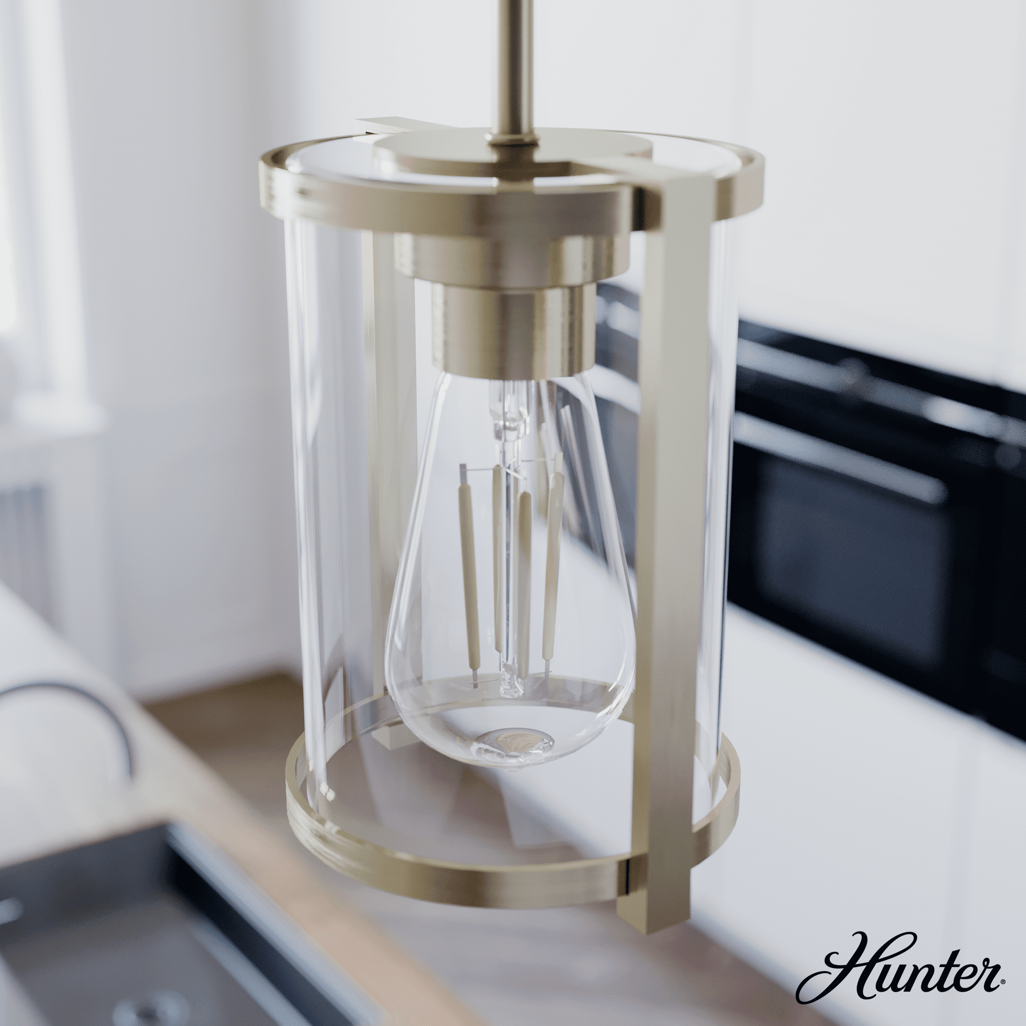 Astwood Alturas Gold Glass Mini Pendant Light Fixture